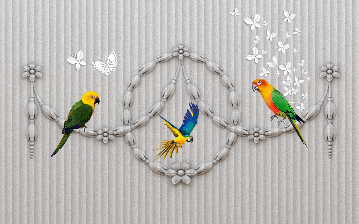 Радужные попугаи